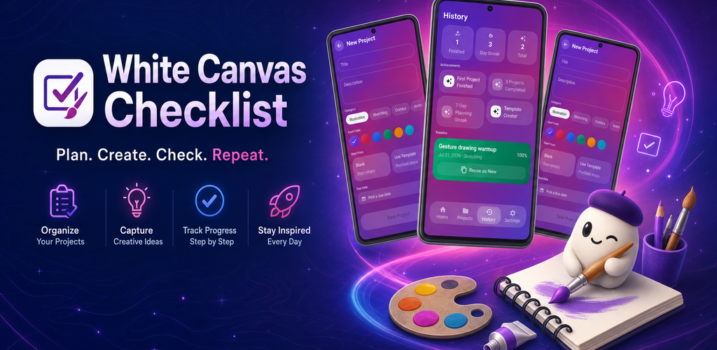 White Canvas Checklist promotional artwork